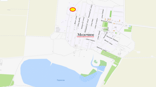 8 соток в с.Молочное по ул.Крымская (3,150м от моря).